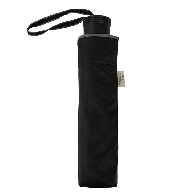 totes ECO-BRELLA® Supermini Umbrella Black (3 Section) Extra Image 2